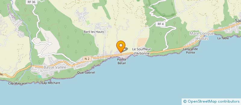 localisation de l'entreprise MONSIEUR ALAIN K'BIDI  SAINT-PHILIPPE
