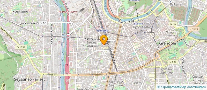 localisation de l'entreprise MONSIEUR ALAIN KABORE à GRENOBLE