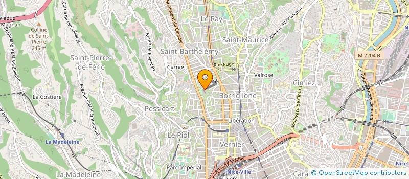 localisation de l'entreprise MONSIEUR ALAIN KADHI à NICE
