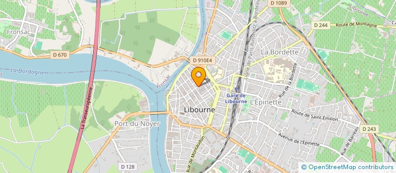 localisation de l'entreprise MONSIEUR ALAIN KALLEY  LIBOURNE