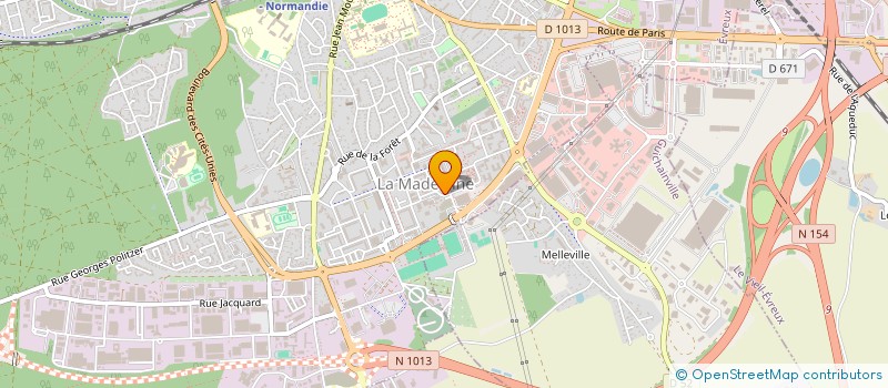 localisation de l'entreprise MONSIEUR ALAIN KALONJI-BEYA à EVREUX
