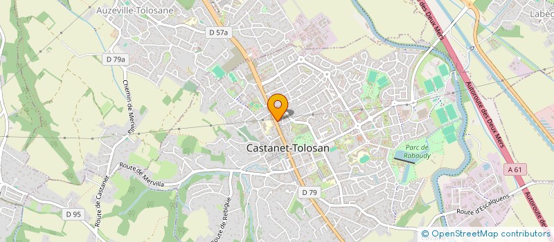 localisation de l'entreprise MONSIEUR ALAIN KAMGOUE TCHOUASSI à CASTANET-TOLOSAN