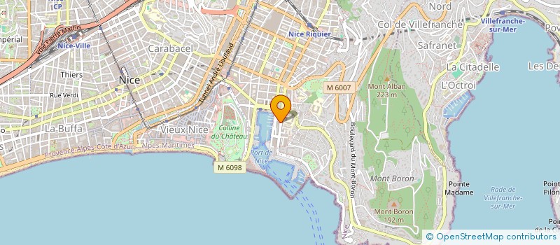 localisation de l'entreprise MONSIEUR ALAIN KAWA à NICE