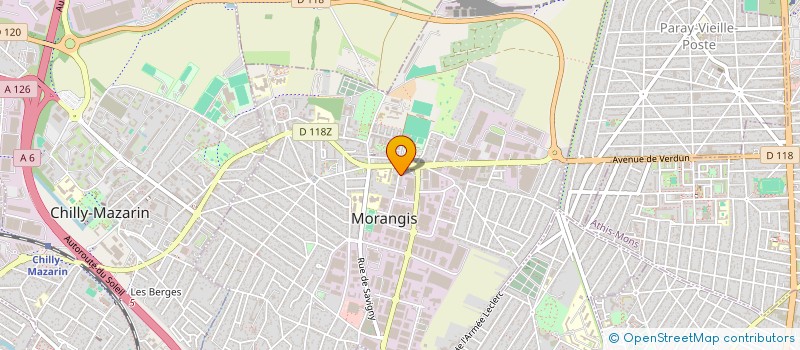 localisation de l'entreprise MONSIEUR ALAIN KAYEMBE à MORANGIS