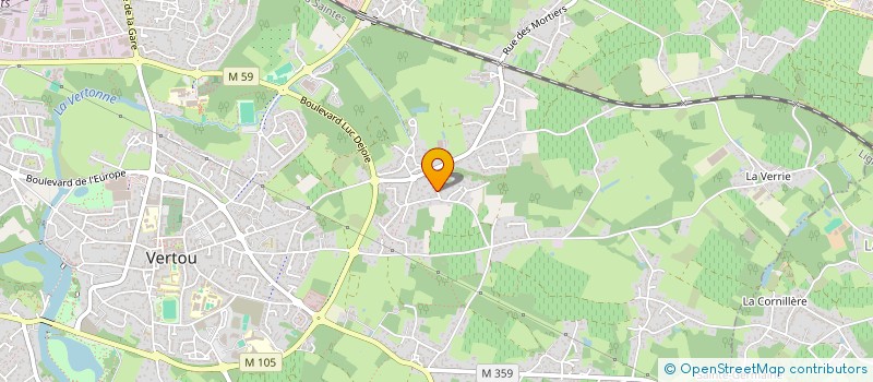 localisation de l'entreprise MONSIEUR ALAIN KEITI  VERTOU