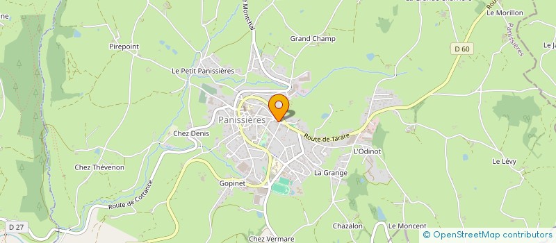 localisation de l'entreprise MONSIEUR ALAIN KIEFFER à PANISSIERES