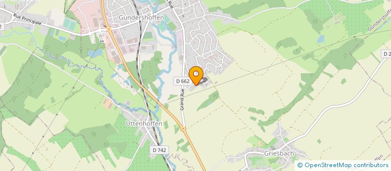 localisation de l'entreprise MONSIEUR ALAIN KNECHT  GUNDERSHOFFEN