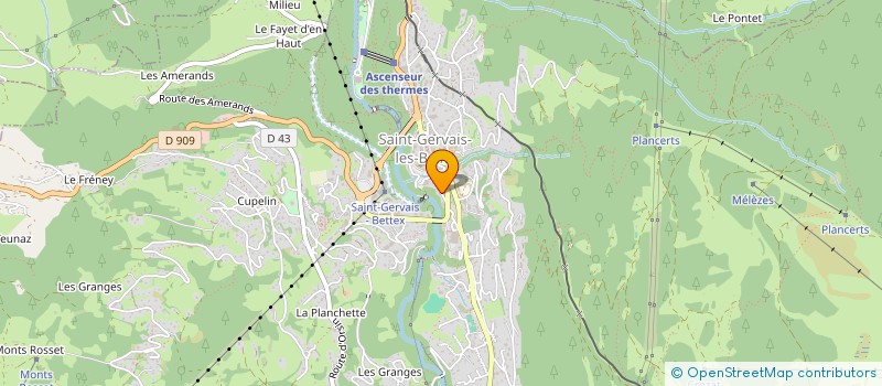 localisation de l'entreprise MONSIEUR ALAIN KNIDEL  SAINT-GERVAIS-LES-BAINS