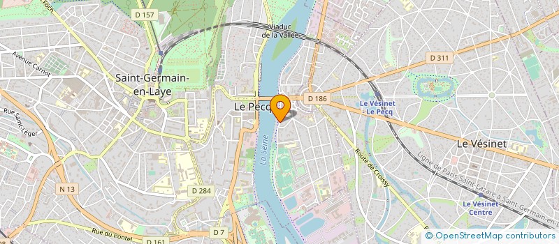localisation de l'entreprise MONSIEUR ALAIN KOEHLHOEFFER à LE PECQ
