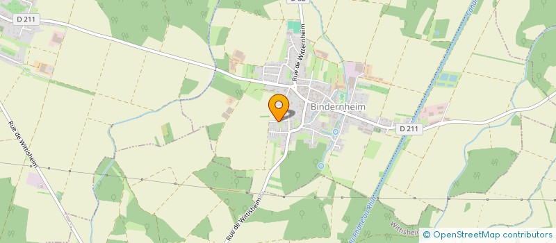 localisation de l'entreprise MONSIEUR ALAIN KORNMANN  BINDERNHEIM