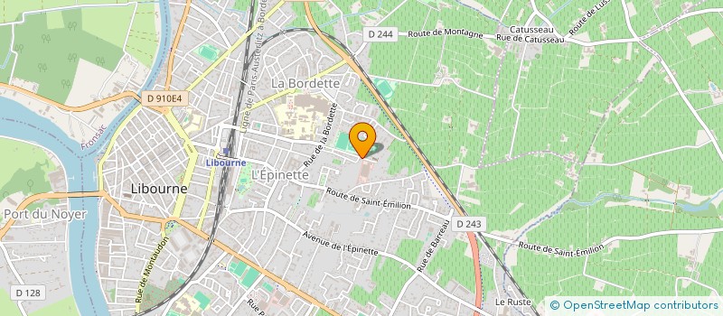 localisation de l'entreprise MONSIEUR ALAIN KOUATY à LIBOURNE