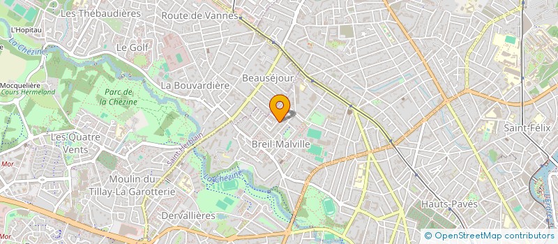 localisation de l'entreprise MONSIEUR ALAIN KUATE FOKAM à NANTES
