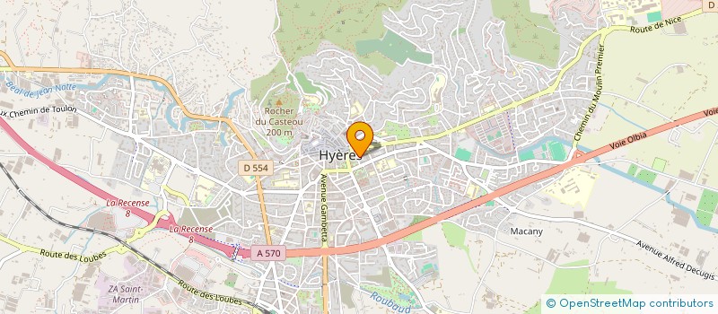 localisation de l'entreprise MONSIEUR ALAIN KUBALA  HYERES