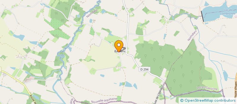 localisation de l'entreprise MONSIEUR ALAIN LABADIE  MONCRABEAU