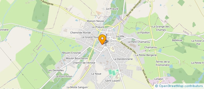 localisation de l'entreprise MONSIEUR ALAIN LABADIE à LORRIS