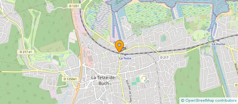 localisation de l'entreprise MONSIEUR ALAIN LABARTHE  LA TESTE-DE-BUCH