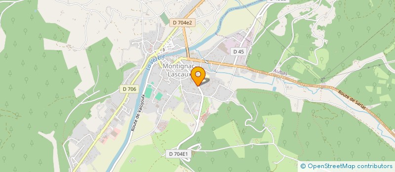 localisation de l'entreprise MONSIEUR ALAIN LABATUT  MONTIGNAC-LASCAUX