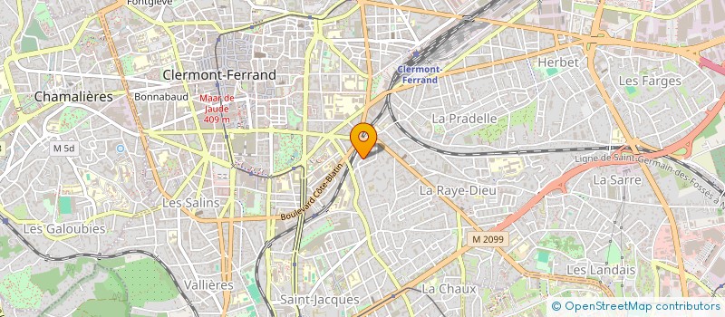 localisation de l'entreprise MONSIEUR ALAIN LABAUME  CLERMONT-FERRAND