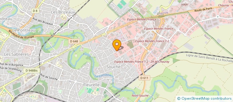 localisation de l'entreprise MONSIEUR ALAIN LABBE à NIORT