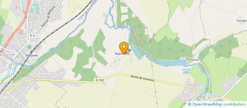 localisation de l'entreprise MONSIEUR ALAIN LABELLE  CHATEAU-LARCHER