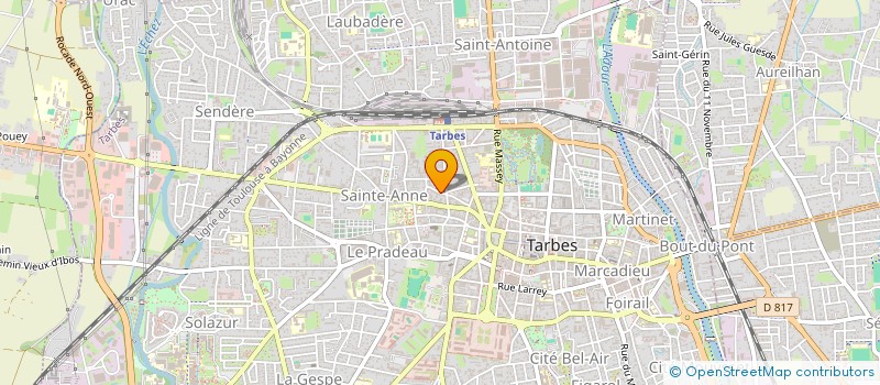 localisation de l'entreprise MONSIEUR ALAIN LABORDE à TARBES