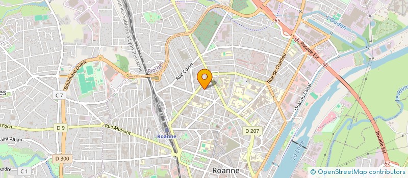 localisation de l'entreprise MONSIEUR ALAIN LABROSSE  ROANNE
