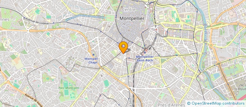 localisation de l'entreprise MONSIEUR ALAIN LABUSSIERE à MONTPELLIER