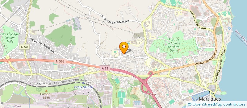 localisation de l'entreprise MONSIEUR ALAIN LACASSAGNE à MARTIGUES
