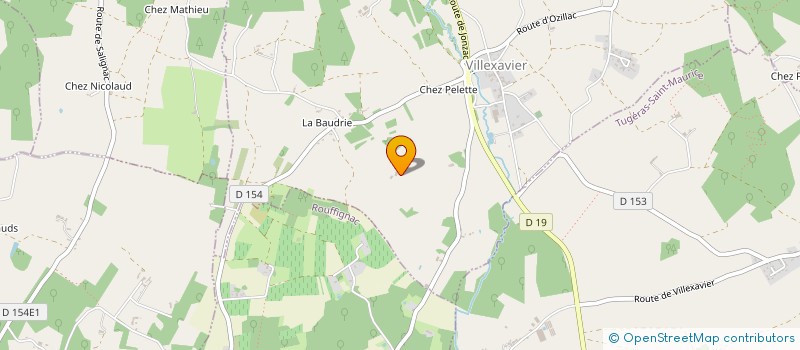 localisation de l'entreprise MONSIEUR ALAIN LACHAISE  VILLEXAVIER