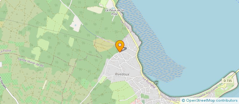 localisation de l'entreprise MONSIEUR ALAIN LACHAUMETTE  RIVEDOUX-PLAGE