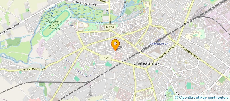 localisation de l'entreprise MONSIEUR ALAIN LACOTE à CHATEAUROUX