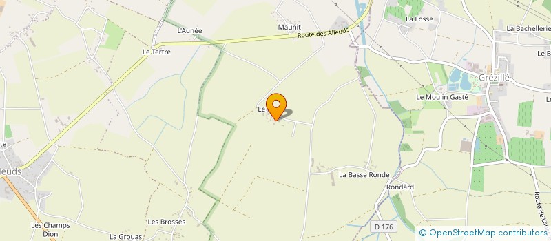 localisation de l'entreprise MONSIEUR ALAIN LACROIX à BRISSAC LOIRE AUBANCE