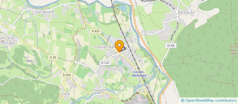 localisation de l'entreprise MONSIEUR ALAIN LACZ à LOURES-BAROUSSE