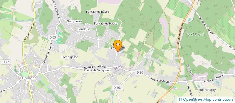 localisation de l'entreprise MONSIEUR ALAIN LAFFORGUE  BOULOC