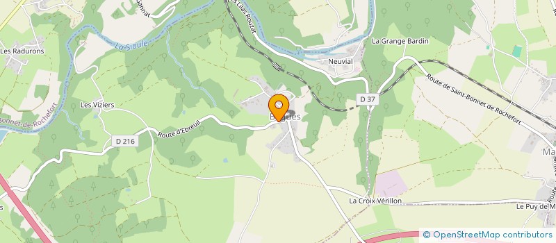 localisation de l'entreprise MONSIEUR ALAIN LAFONT  LE MAYET D ECOLE