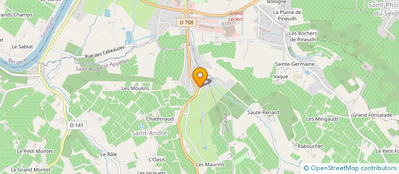 localisation de l'entreprise MONSIEUR ALAIN LAFONT  SAINT-ANDRE-ET-APPELLES