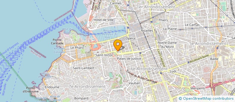 localisation de l'entreprise MONSIEUR ALAIN LAFOREST  MARSEILLE