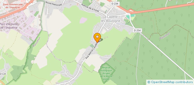 localisation de l'entreprise MONSIEUR ALAIN LAGAISE  LA CAPELLE-LES-BOULOGNE