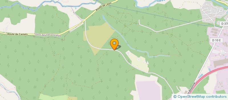 localisation de l'entreprise MONSIEUR ALAIN LAGARDERE  CASTETS