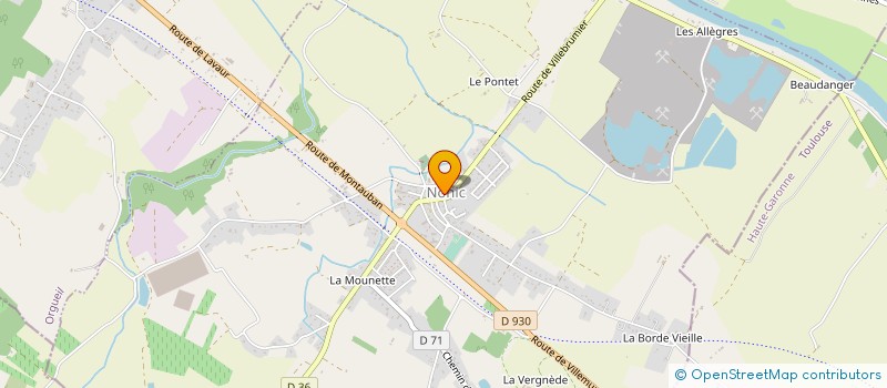 localisation de l'entreprise MONSIEUR ALAIN LAGARRIGUE à NOHIC