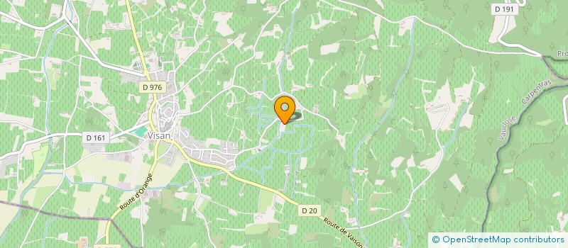 localisation de l'entreprise MONSIEUR ALAIN LAGET  VISAN