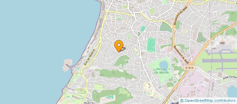 localisation de l'entreprise MONSIEUR ALAIN LAHMEK  BIARRITZ