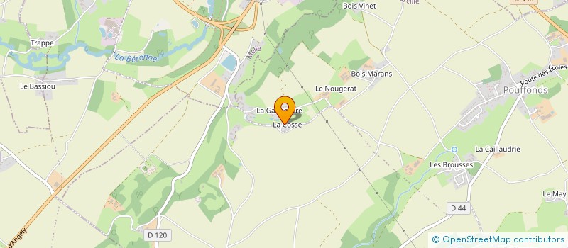 localisation de l'entreprise MONSIEUR ALAIN LAIDET  MARCILLE