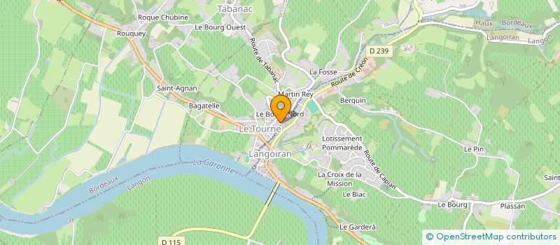 localisation de l'entreprise MONSIEUR ALAIN LAINE  LESTIAC-SUR-GARONNE