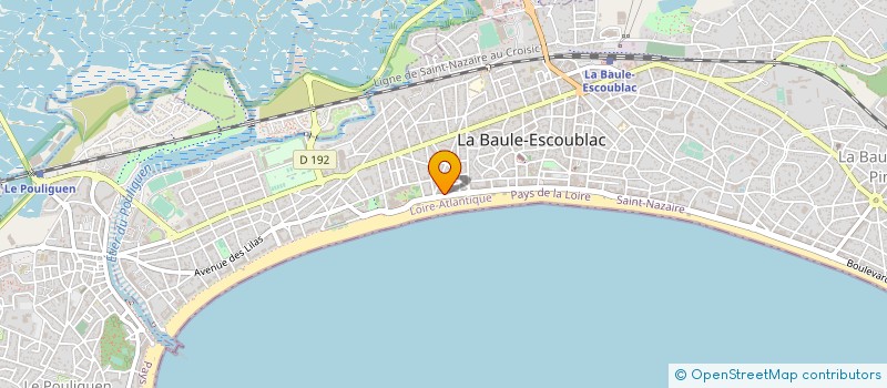 localisation de l'entreprise MONSIEUR ALAIN LALONDRELLE  LA BAULE-ESCOUBLAC