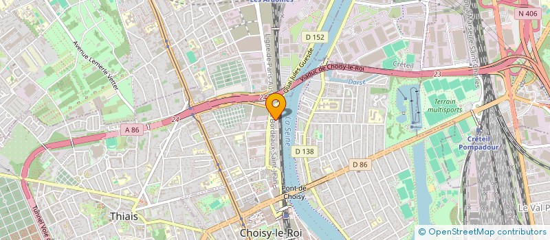 localisation de l'entreprise MONSIEUR ALAIN LAM à CHOISY-LE-ROI