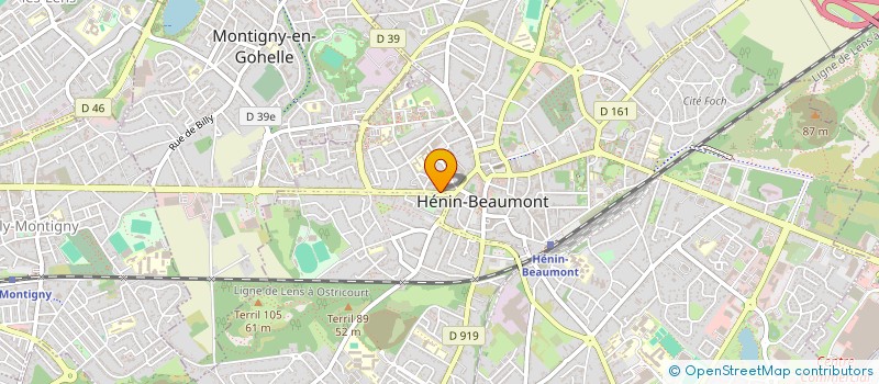 localisation de l'entreprise MONSIEUR ALAIN LAMANT à HENIN-BEAUMONT