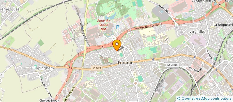 localisation de l'entreprise MONSIEUR ALAIN LAMARE à LILLE
