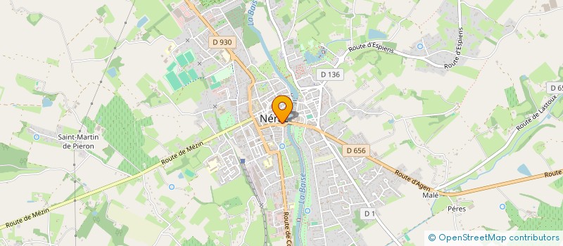 localisation de l'entreprise MONSIEUR ALAIN LAMORE  NERAC