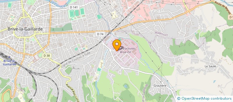 localisation de l'entreprise MONSIEUR ALAIN LAMOTHE à BRIVE-LA-GAILLARDE